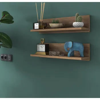 police PATONE 2x závěsná police, ořech