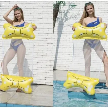 Giftee Síťované nafukovací lehátko Varianta: Mašle - Žlutá