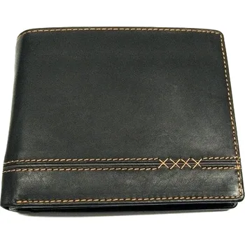 Peněženka KROL 6094 Legiume pánská kožená peněženka černá