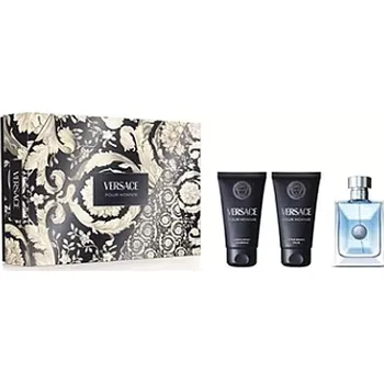 Kosmetická sada Versace Pour Homme toaletní voda 50 ml + balzám po holení 50 ml + sprchový gel 50 ml, dárková sada pro muže