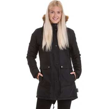 Meatfly dámská zimní bunda Amber Parka Black | Černá | Velikost XXL