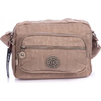 Kabelka BAG STREET béžová nylonová taška kabelka přes rameno
