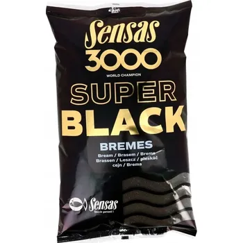 Návnadová surovina Návnada Sensas 3000 SUPER BLACK BREMES 1kg