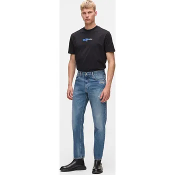 Pánské džíny DŽÍNY KARL LAGERFELD JEANS KLJ TAPERED DENIM TINTED DARK BLUE DSTR