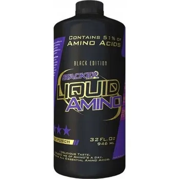 Aminokyselina Tekutina BCAA LIQUID AMINO FRUIT PUNCH 946ML Stacker 2 946 g ovocný punč