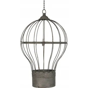 Květináč Obal Na Květináč 43 x 28 cm kovový černý