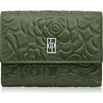 Peněženka Paolo Peruzzi peněženka z pravé kůže zelená - dámská