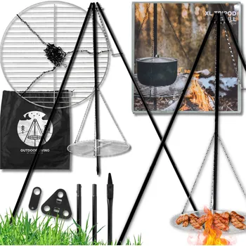 Zahradní gril Gril na dřevěné uhlí 45 x 45 cm