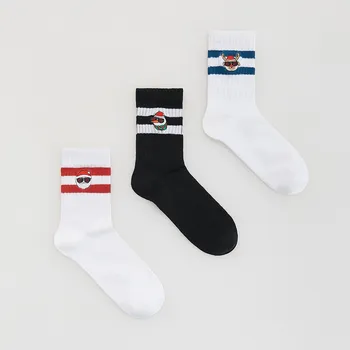 Reserved - Sada 3 párů ponožek - bílá - 004HJ-00X - 004HJ-00X-K37