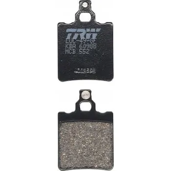 Brzdová destička Sada brzdových destiček, kotoučové brzdy TRW MCB552