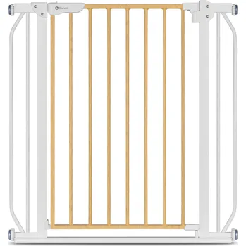 Dětská zábrana LIONELO Bezpečnostní zábrana Truus Slim White Natural