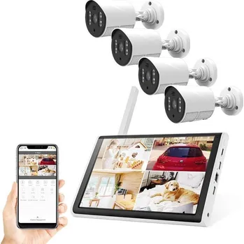 Kompletní kamerový systém Kamerová sada 4x 2MP + NVR LCD