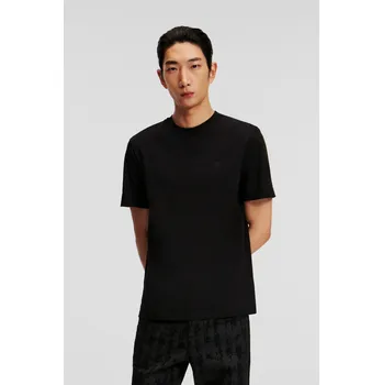 TRIČKO KARL LAGERFELD KAMEO LOGO T-SHIRT BLACK