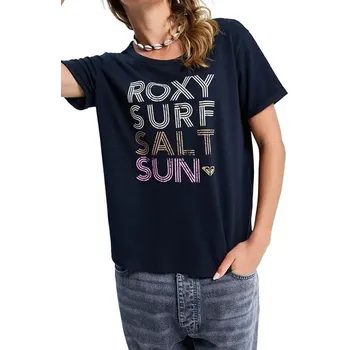 Dámské tričko tričko Roxy VL Oceanwave Regular - KVJ0/True Black XXL