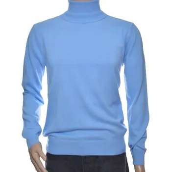 Pánský svetr Giovane Ricco svetr mod.2023 rolák błękitny rolák světle modrý rolák velikost XL