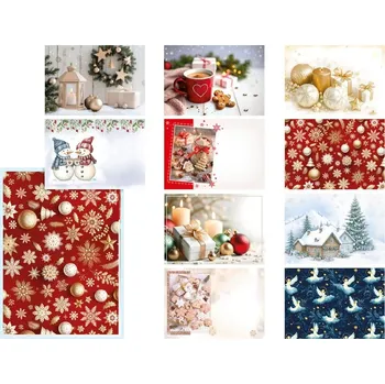 Obálka MFP Paper Dopisní obálka MFP C5 170g/m2 vánoční (mix)