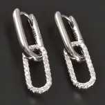 Goldpoint Originální stříbrné náušnice se zirkony Váha: stříbrné náušnice