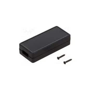 Rozvaděč Kryt pro USB X 30mm Y 65mm Z 15,5mm ABS černá bez svorek