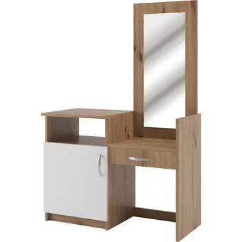 Toaletní stolek GOUDAR toaletní stolek, dub Artisan/bílá