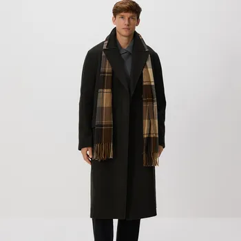 Dámský kabát Reserved - Kabát s příměsí vlny - tmavě zelená - 7138H-97X - 7138H-97X-S