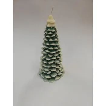 Svíčka Svíčka vonná z palmového vosku - vánoční strom č.4