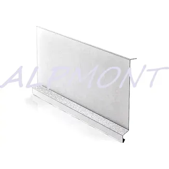 Střešní lemovaní Závětrná lišta podvlečná Titanzinek TiZn dl.2m