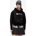 MIKINA KARL LAGERFELD JEANS KLJ REG LOGO HOODIE BLACK