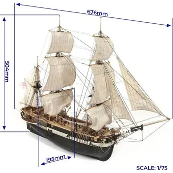 RC model lodě OCCRE HMS Terror 1:75 kit - expresní doprava