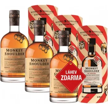 Whisky Akce 2+1: 2x Monkey Shoulder GPK 0,7L + Monkey Shoulder ZDARMA