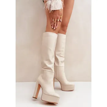 Dámské kozačky Kozačky na podpatku model 204661 Step in style 37