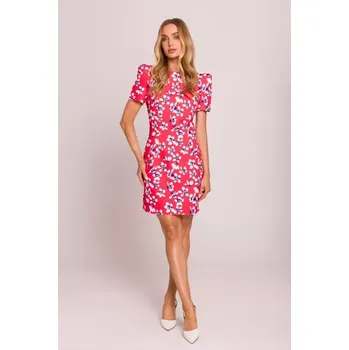 Dámské šaty Dámské šaty MOE M856 ČERVENÁ XL