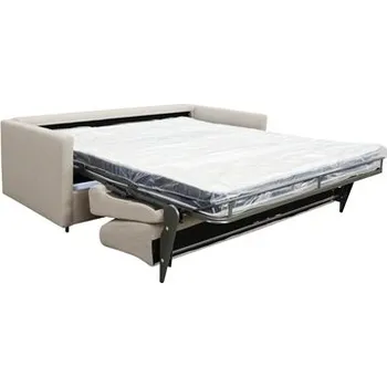 Pohovka GRENADA 140 (Grand 140) - pohovka rozkládací na denní spaní - BELGICKÝ ROZKLAD - látka BÍLÁ KÁVA SS03 - kolekce "FN" (K250-Z)