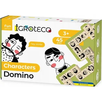 Obraz Dřevěné domino postavičky pro děti