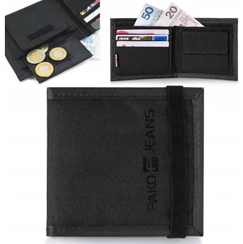 Peněženka Pako Jeans textilní peněženka černá - unisex