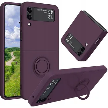 Pouzdro na mobilní telefon Zadní Kryt Radian pro Samsung Galaxy Z Flip 3 5G fialový
