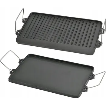 Grilovací deska litinová Krisberg obdélníková 52 x 25 cm