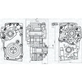 Olejové čerpadlo Olejové čerpadlo MAGNETI MARELLI 351516000135