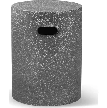 Zahradní stůl Černý zahradní odkládací stolek Bonami Selection Loris, ø 35 cm ID_1416773