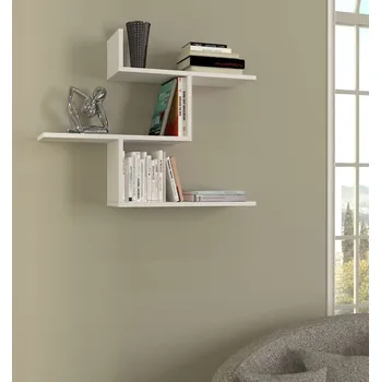 police OMUTA závěsná police, bílá