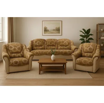 Sedací souprava Falco Sedací souprava Bára 3f+1+1 Arlo 5/béžová Látka: Arlo 5