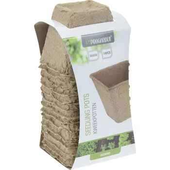 Obal na květináč Rašelinové biodegradabilní květináče pro sazenice 14 ks.