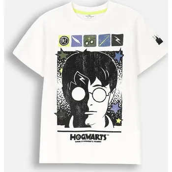 Chlapecké tričko Coccodrillo dětské tričko bílé bavlna velikost 128