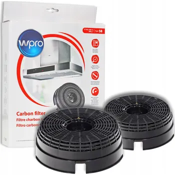 Příslušenství pro digestoř Uhlíkový filtr Whirlpool typ 58 černý 2 ks