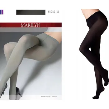 Podprsenka Punčocháče hladké Marilyn MICRO 60den šedé Grey velikost 2