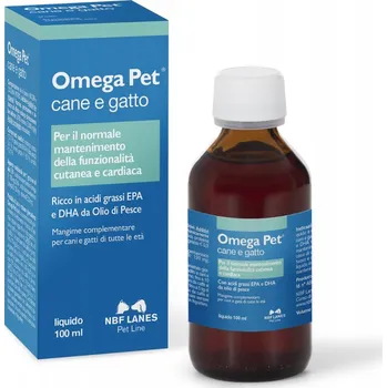NBF Lanes Omega Pet pro psy a kočky 100ml - pro správnou funkci kůže