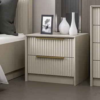 Noční stolek Kale Luxe šuplíkový noční stolek, kámen