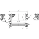 QWP Chladič vzduchu intercooler QWP WIC173