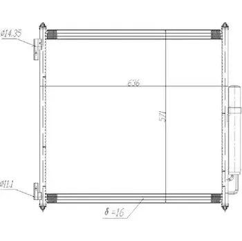 Výparník klimatizace QWP Kondenzátor klimatizace QWP WAC418