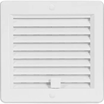 Větrací mřížka Ventilační mřížka plastová s rastrem 200x200mm BÍ