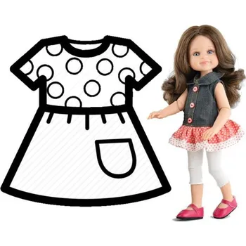 Doplněk pro panenku OBLEČENÍ PRO PANENKU PAOLA REINA 54859
